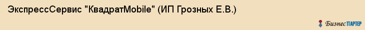 ЭкспрессСервис "КвадратMobilе" (ИП Грозных Е.В.), Екатеринбург
