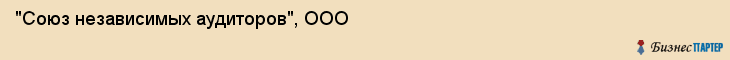 "Союз независимых аудиторов", ООО, Екатеринбург